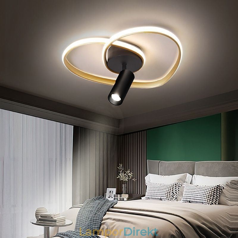 Flush Mount Borstad Gold Heart Shape Lighting Spotlight
