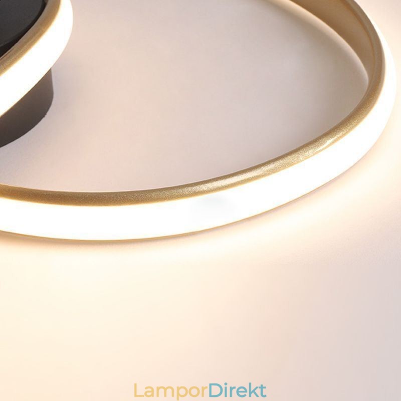 Flush Mount Borstad Gold Heart Shape Lighting Spotlight
