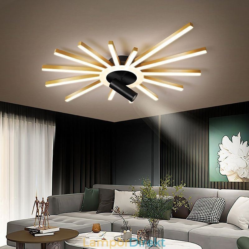 Flush Mount Akryl Irregular Linear Lamp Spotlight