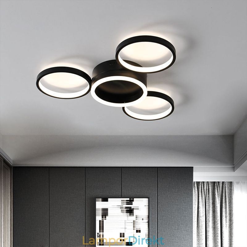 4 Rings Infälld Taklampa