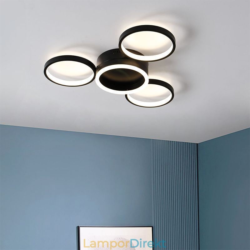 4 Rings Infälld Taklampa