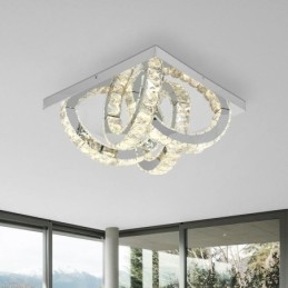 Semi-Ring Flush Mount Crystal Taklampa