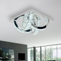 Semi-Ring Flush Mount Crystal Taklampa