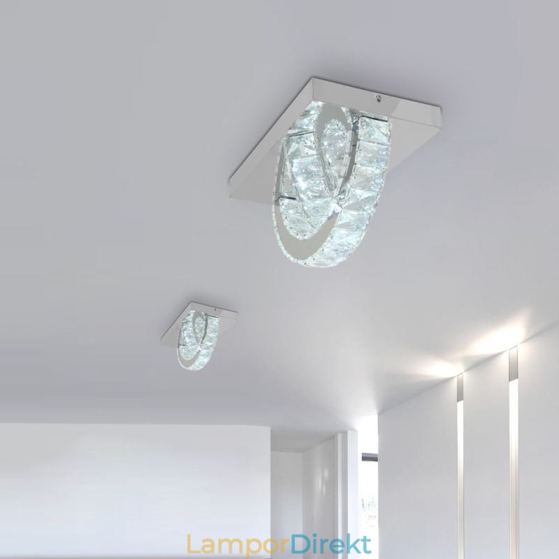 Semi-Ring Flush Mount Crystal Taklampa