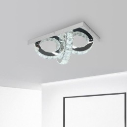 Semi-Ring Flush Mount Crystal Taklampa