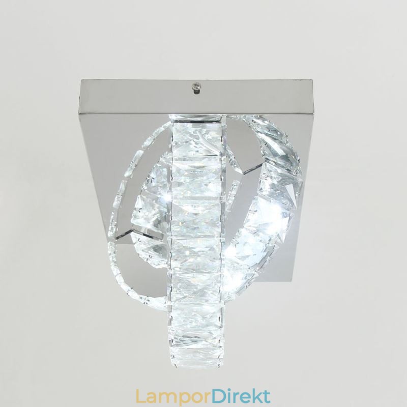 Semi-Ring Flush Mount Crystal Taklampa