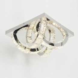 Semi-Ring Flush Mount Crystal Taklampa