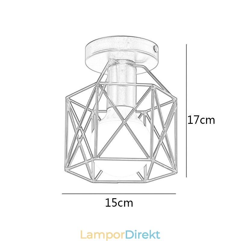 Metallbur Infälld Taklampa