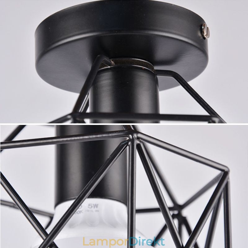 Metallbur Infälld Taklampa