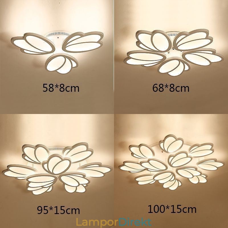 Modern Infälld Taklampa Tulip Dekorativ Belysning