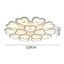 Hjärtformad Kronblad Taklampa Flush Mount
