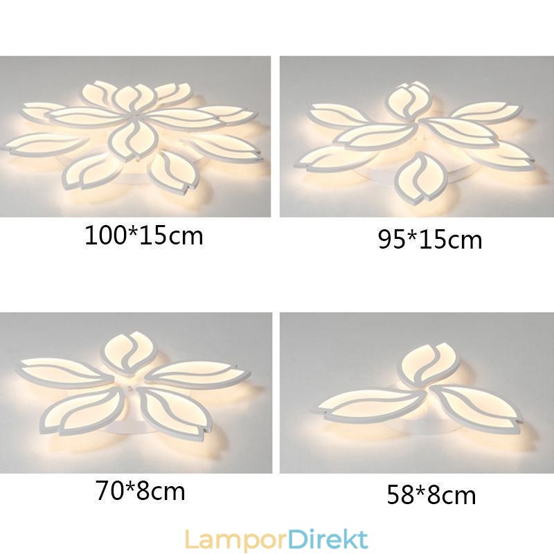 Akryl Blomma Infälld Taklampa
