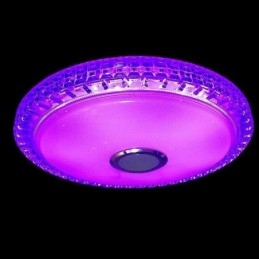 Infälld Taklampa Fjärrkontroll App-Kontroll Bluetooth Music Speaker Light