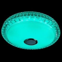 Infälld Taklampa Fjärrkontroll App-Kontroll Bluetooth Music Speaker Light