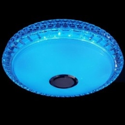 Infälld Taklampa Fjärrkontroll App-Kontroll Bluetooth Music Speaker Light