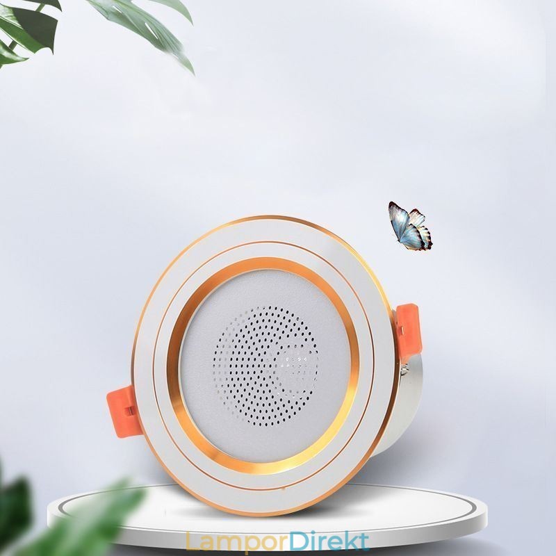 Downlight Bluetooth Musik Högtalarlampa Mobiltelefon Smart Taklampa