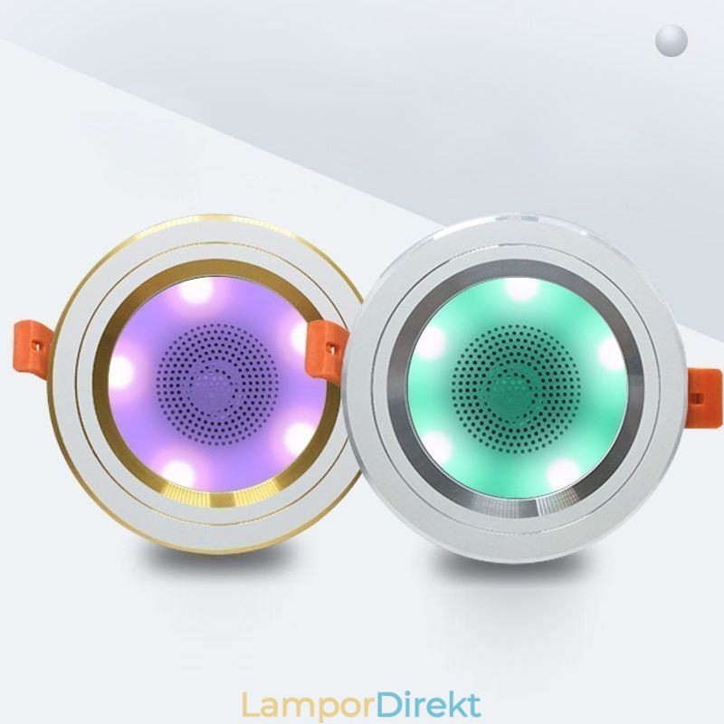 Downlight Bluetooth Musik Högtalarlampa Mobiltelefon Smart Taklampa