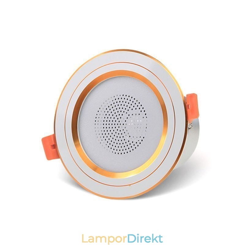 Downlight Bluetooth Musik Högtalarlampa Mobiltelefon Smart Taklampa