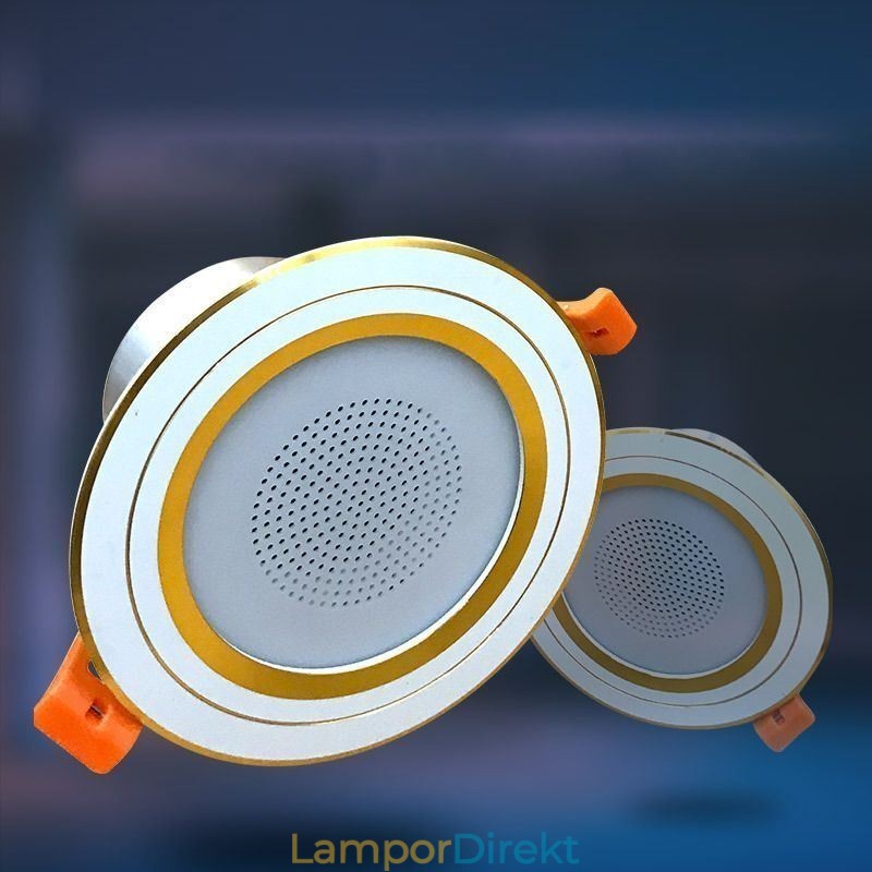 Downlight Bluetooth Musik Högtalarlampa Mobiltelefon Smart Taklampa