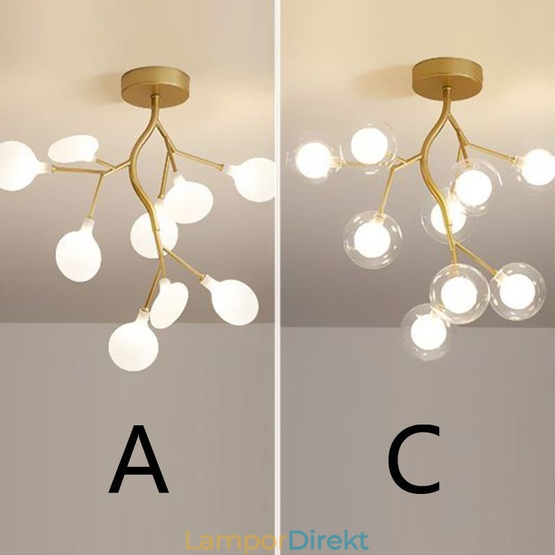Nordic Branches Infälld Taklampa
