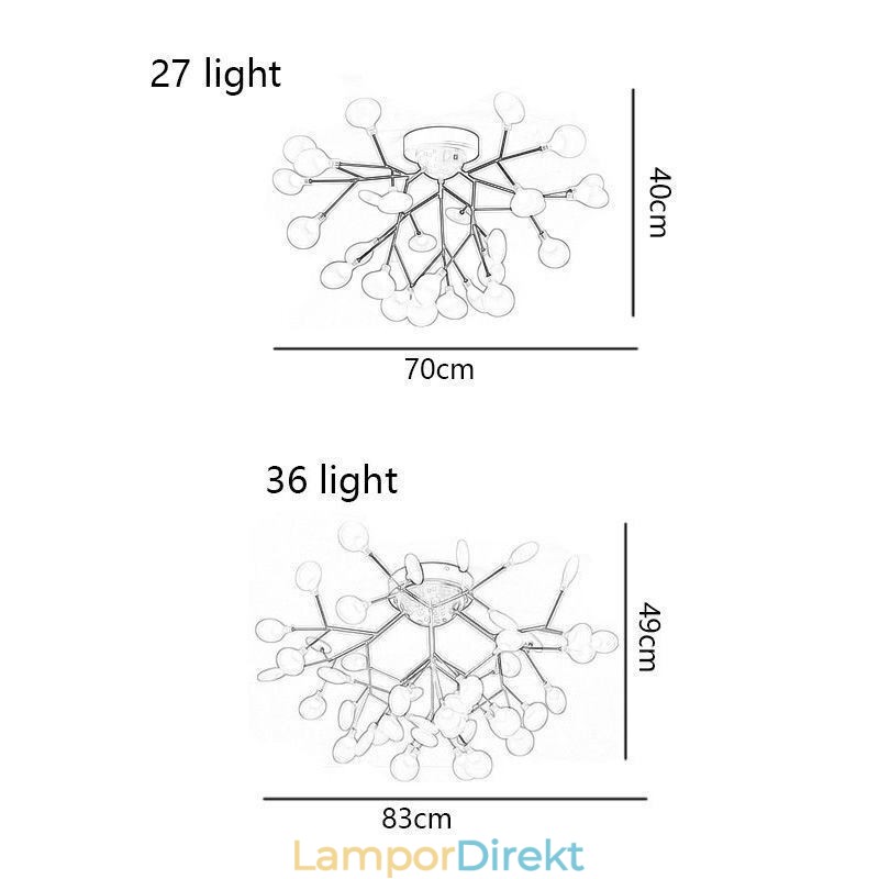 Nordic Minimalist Infälld Taklampa Dekorativ Armatur