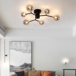 Glaskula Flush Mount Magic Bean Taklampa