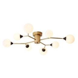Glaskula Flush Mount Magic Bean Taklampa