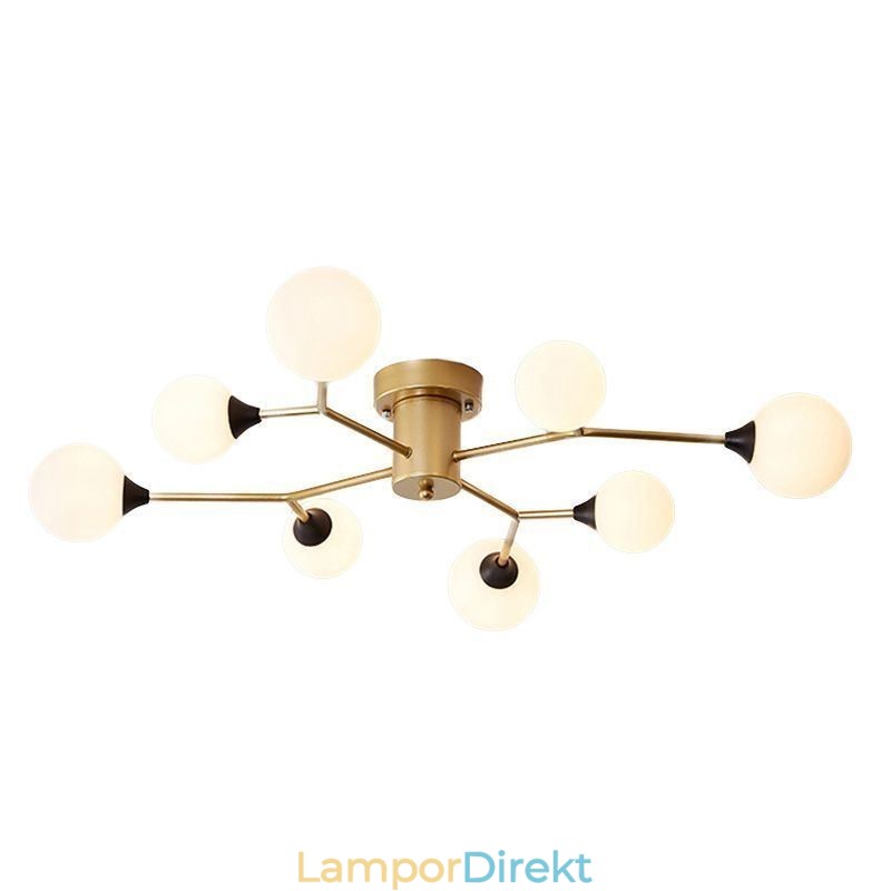 Glaskula Flush Mount Magic Bean Taklampa