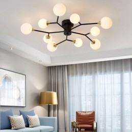 Glaskula Flush Mount Magic Bean Taklampa