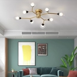 Glaskula Flush Mount Magic Bean Taklampa