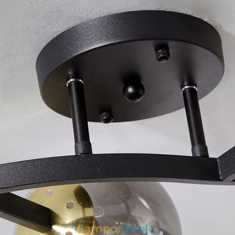 Modern Minimalistisk Gren Försänkt Taklampa I Glasklot