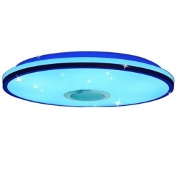 Infälld Färgglad Taklampa Med Bluetooth Music Speaker Timing-Funktion