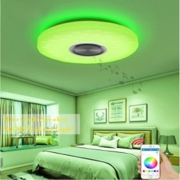 Infälld Dekorativ Lampa Fjärrkontroll App-Kontroll Bluetooth-Musikhögtalarlampa