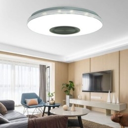 Infälld Taklampa Dekorativ Lampa Fjärrkontroll App-Kontroll Bluetooth Musikhögtalarlampa