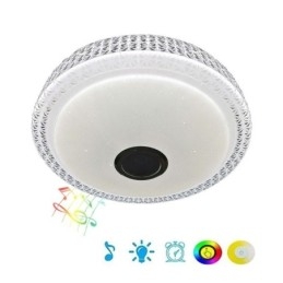 Taklampa Dekorativ Lampa Fjärrkontroll App-Kontroll Bluetooth Musikhögtalare Flush Mount