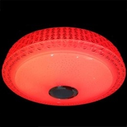 Taklampa Dekorativ Lampa Fjärrkontroll App-Kontroll Bluetooth Musikhögtalare Flush Mount
