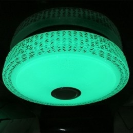 Taklampa Dekorativ Lampa Fjärrkontroll App-Kontroll Bluetooth Musikhögtalare Flush Mount