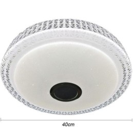 Taklampa Dekorativ Lampa Fjärrkontroll App-Kontroll Bluetooth Musikhögtalare Flush Mount