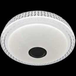 Taklampa Dekorativ Lampa Fjärrkontroll App-Kontroll Bluetooth Musikhögtalare Flush Mount