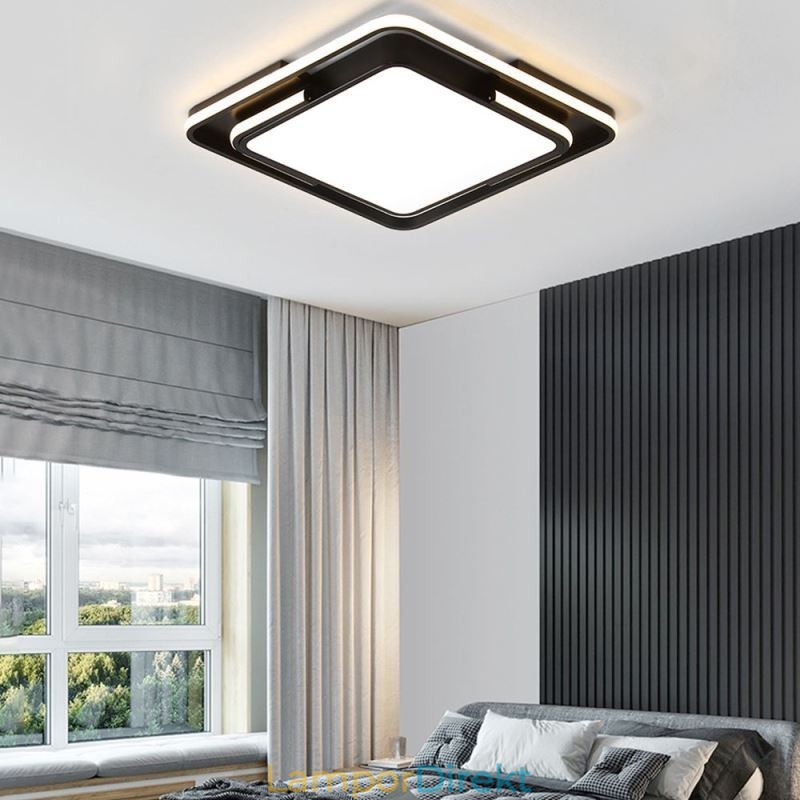 Modern Enkel Infälld Taklampa Fyrkantig Akryllampa