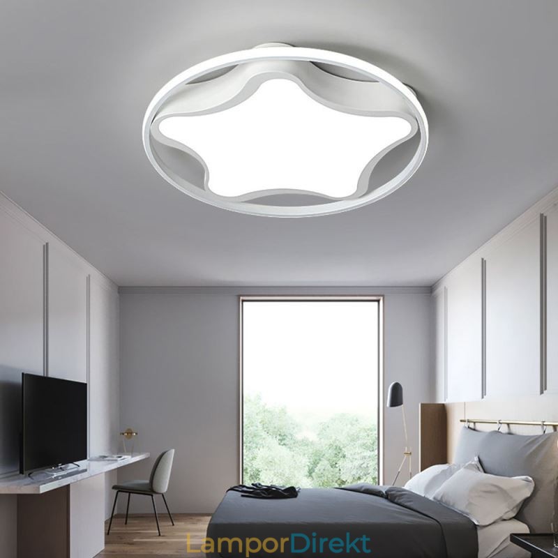 Star Flush Mount Taklampa Modern Enkel Taklampa