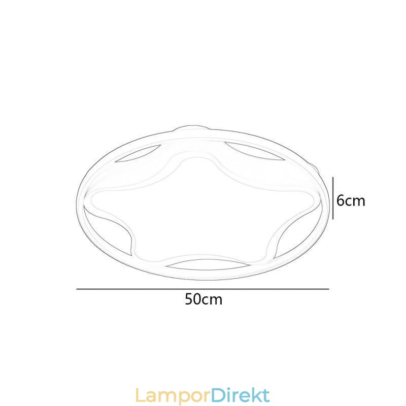 Star Flush Mount Taklampa Modern Enkel Taklampa
