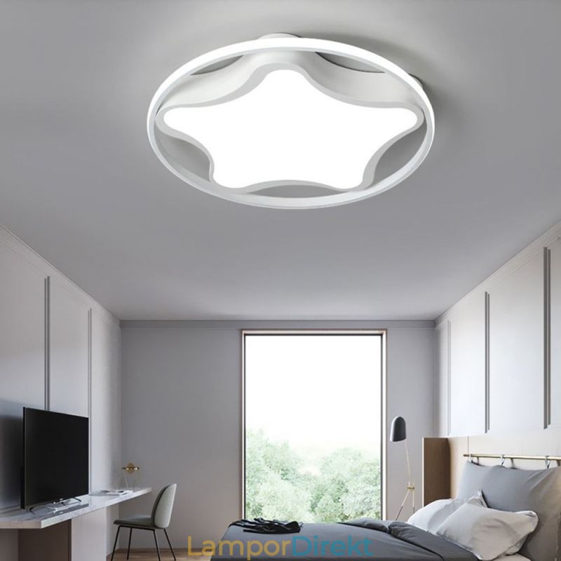 Star Flush Mount Taklampa Modern Enkel Taklampa
