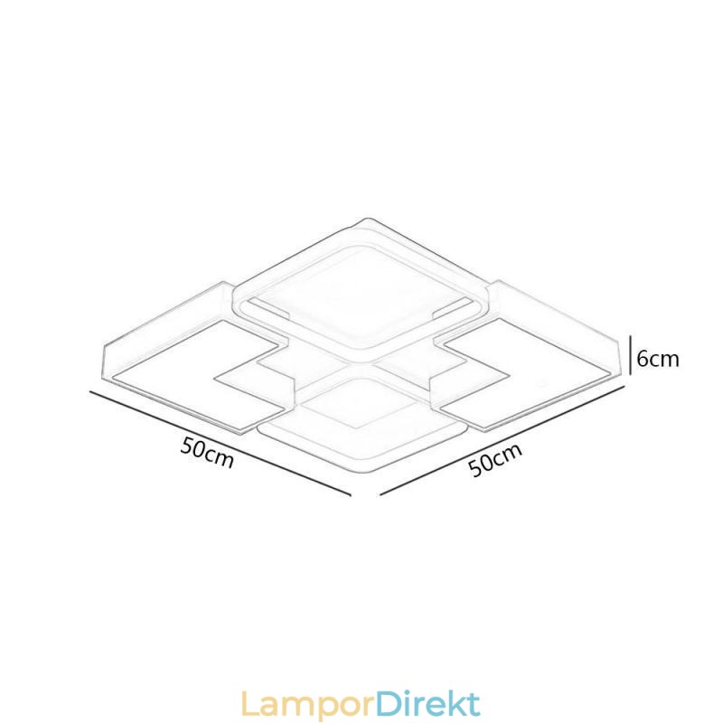 Akryl Infälld Taklampa Kreativ Dekorationsbelysning