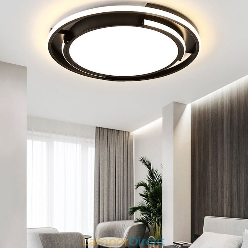 Modern Minimalistisk Infälld Taklampa Cirkulär Takarmatur