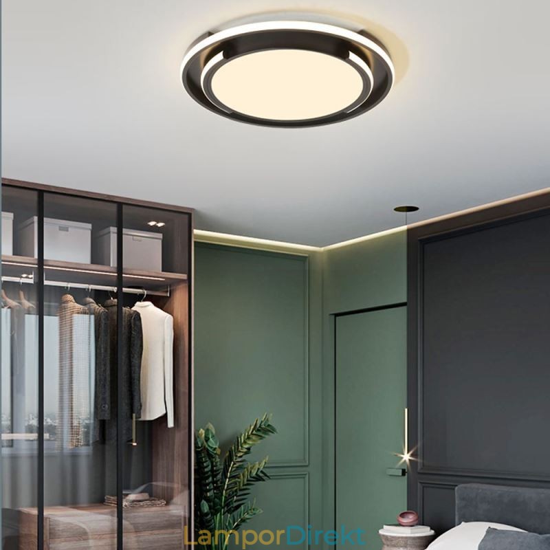 Modern Minimalistisk Infälld Taklampa Cirkulär Takarmatur
