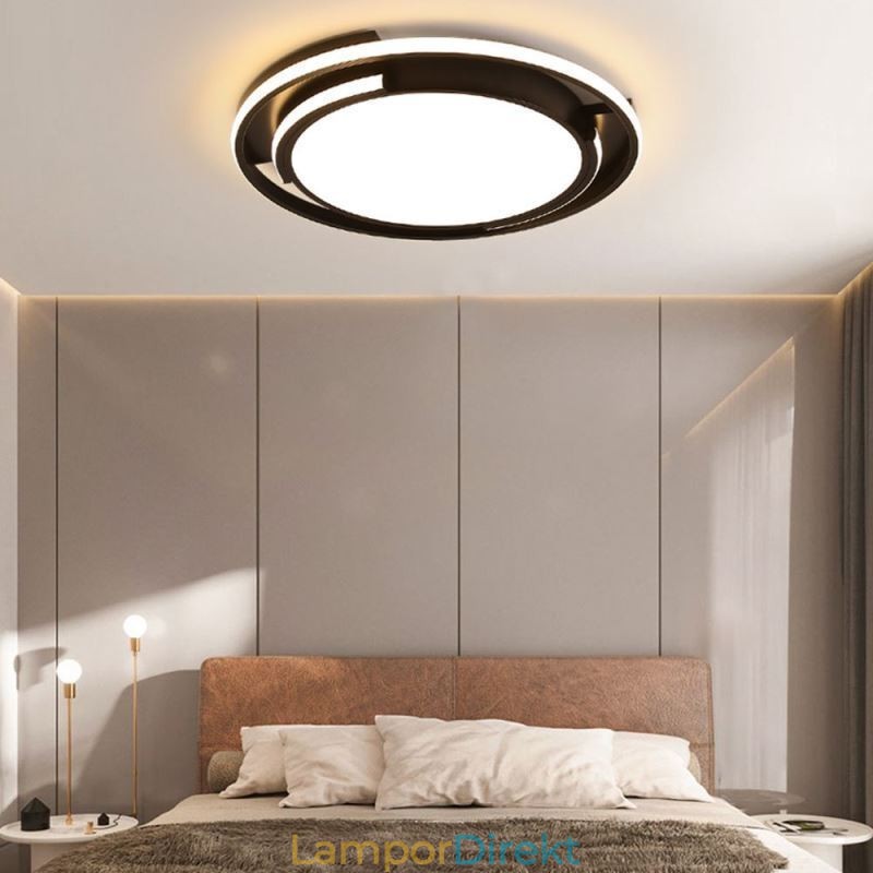 Modern Minimalistisk Infälld Taklampa Cirkulär Takarmatur