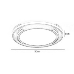 Modern Minimalistisk Infälld Taklampa Cirkulär Takarmatur