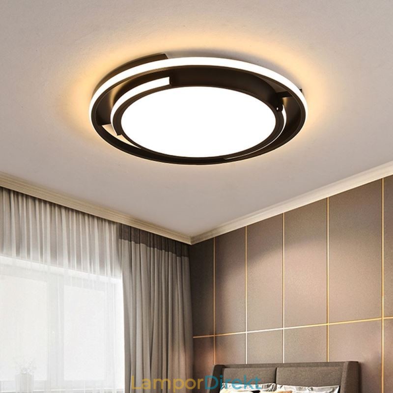Modern Minimalistisk Infälld Taklampa Cirkulär Takarmatur