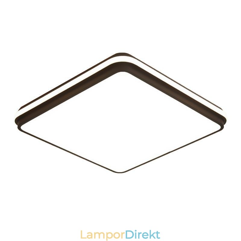Minimalistisk Fyrkantig Infälld Taklampa Modern Akrylbelysning